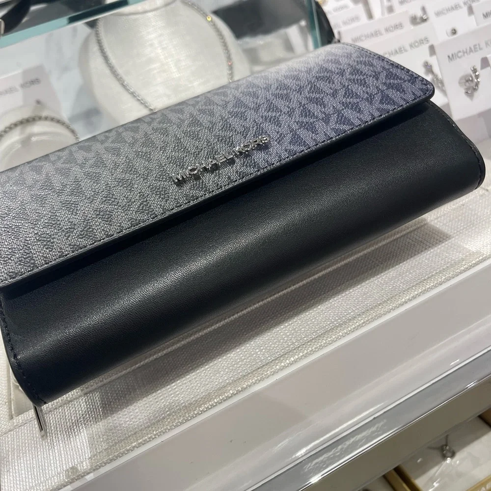Michael Kors Black and Blue Crossbody Bag - Picture 15 of 16